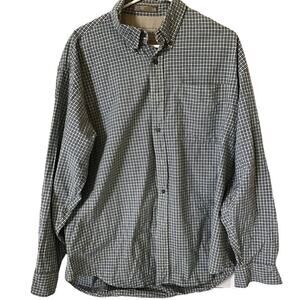 Hagar Generations Mens Long Sleeve Button Up Mens Shirt Size L